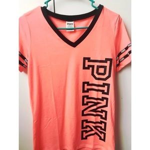 PINK V neck shirt